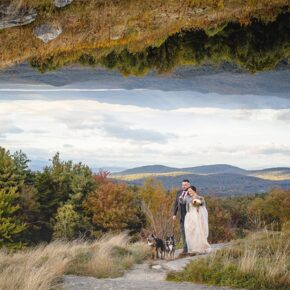 Cascading Rivers and Sunset Vistas Elopement in White Mountains National Forest, NH