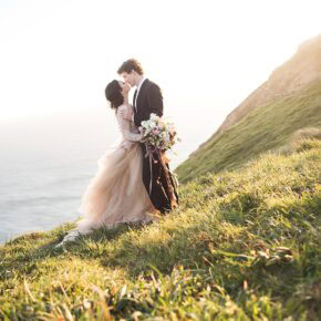 Romantic Sunset Micro-Wedding in Point Reyes