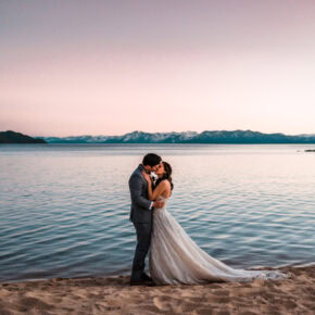 Full Day Elopement with Private Boat Tour & Sand Harbor Sunset – Lake Tahoe