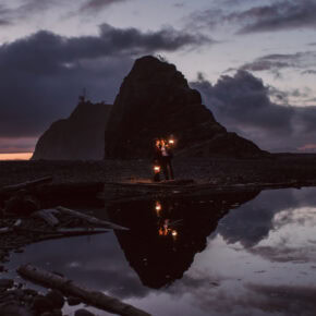 Where the Forest Meets the Sea – An Olympic National Park Hiking Elopement